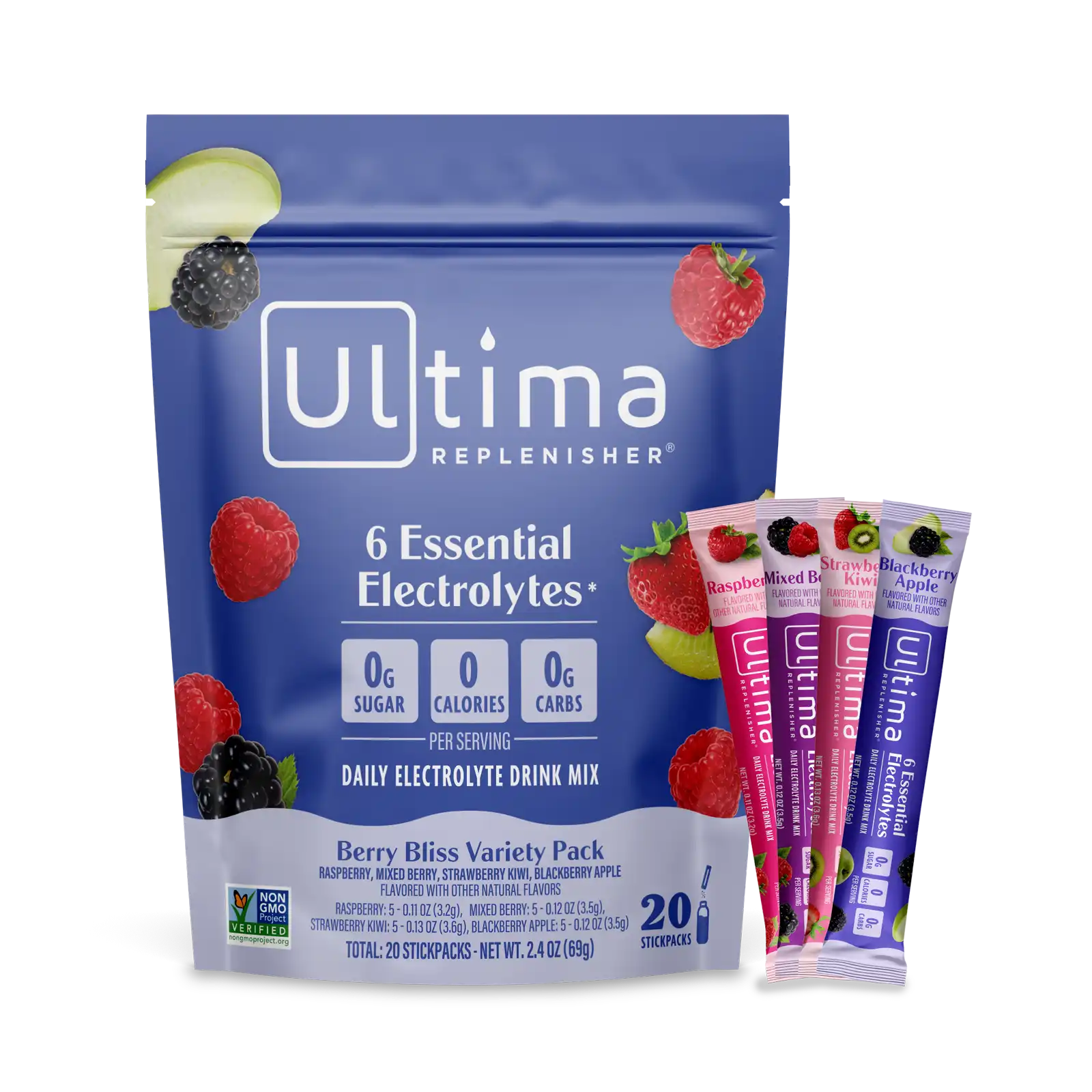 Alternative view of Berry Bliss Variety pack Daily Electrolyte Drink Mix