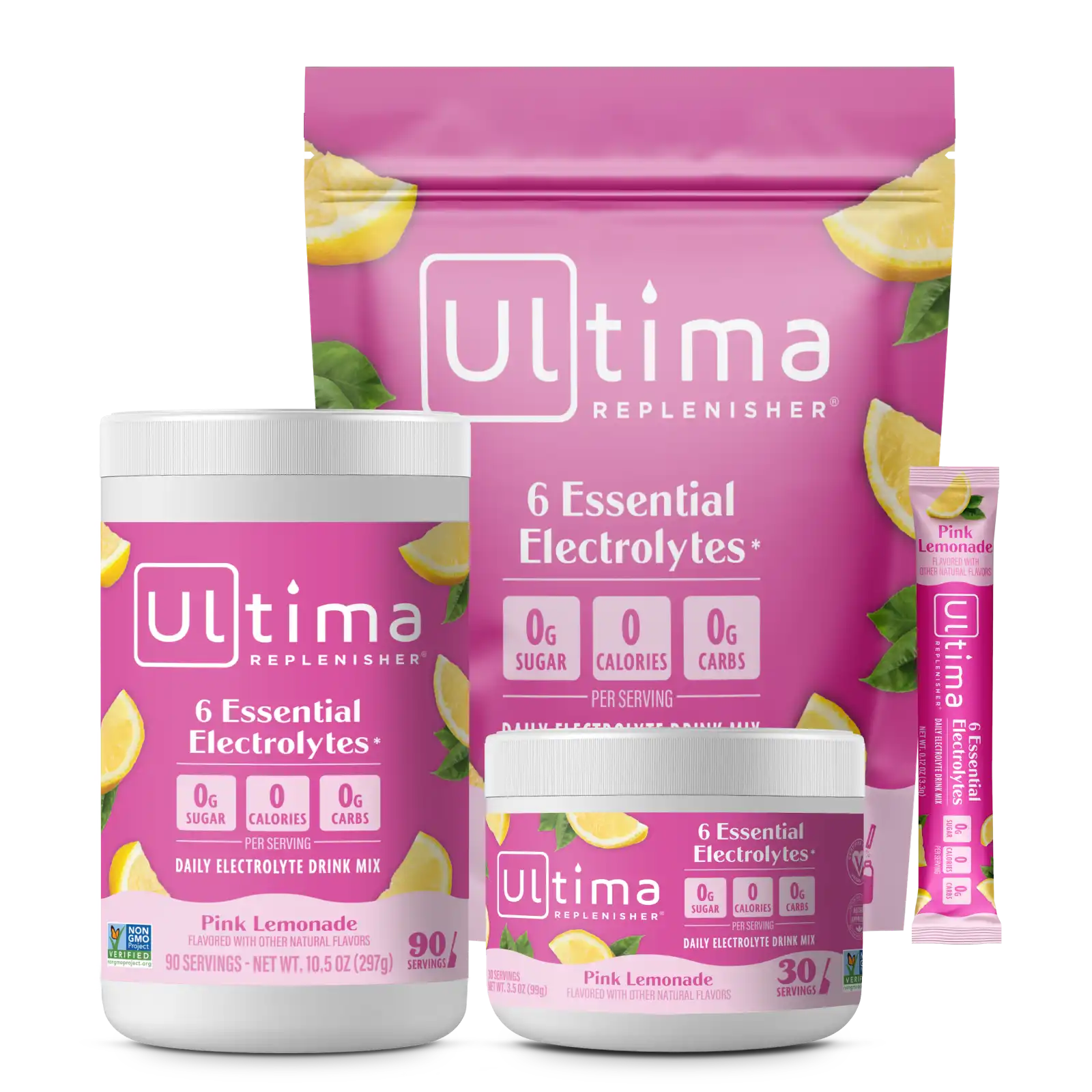 Alternative view of Pink Lemonade Daily Electrolyte Drink Mix
