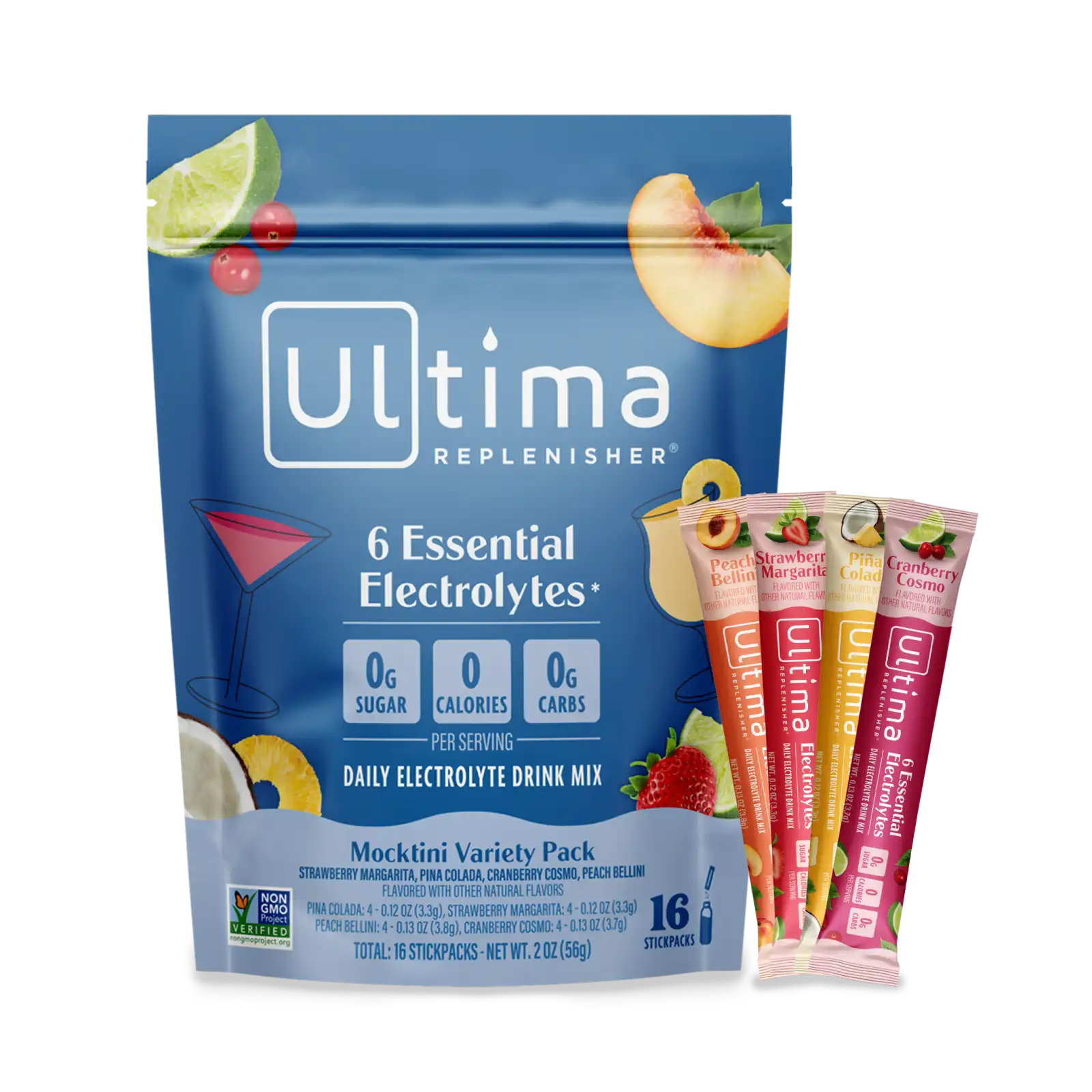 Alternative view of Mocktini Variety pack Daily Electrolyte Drink Mix