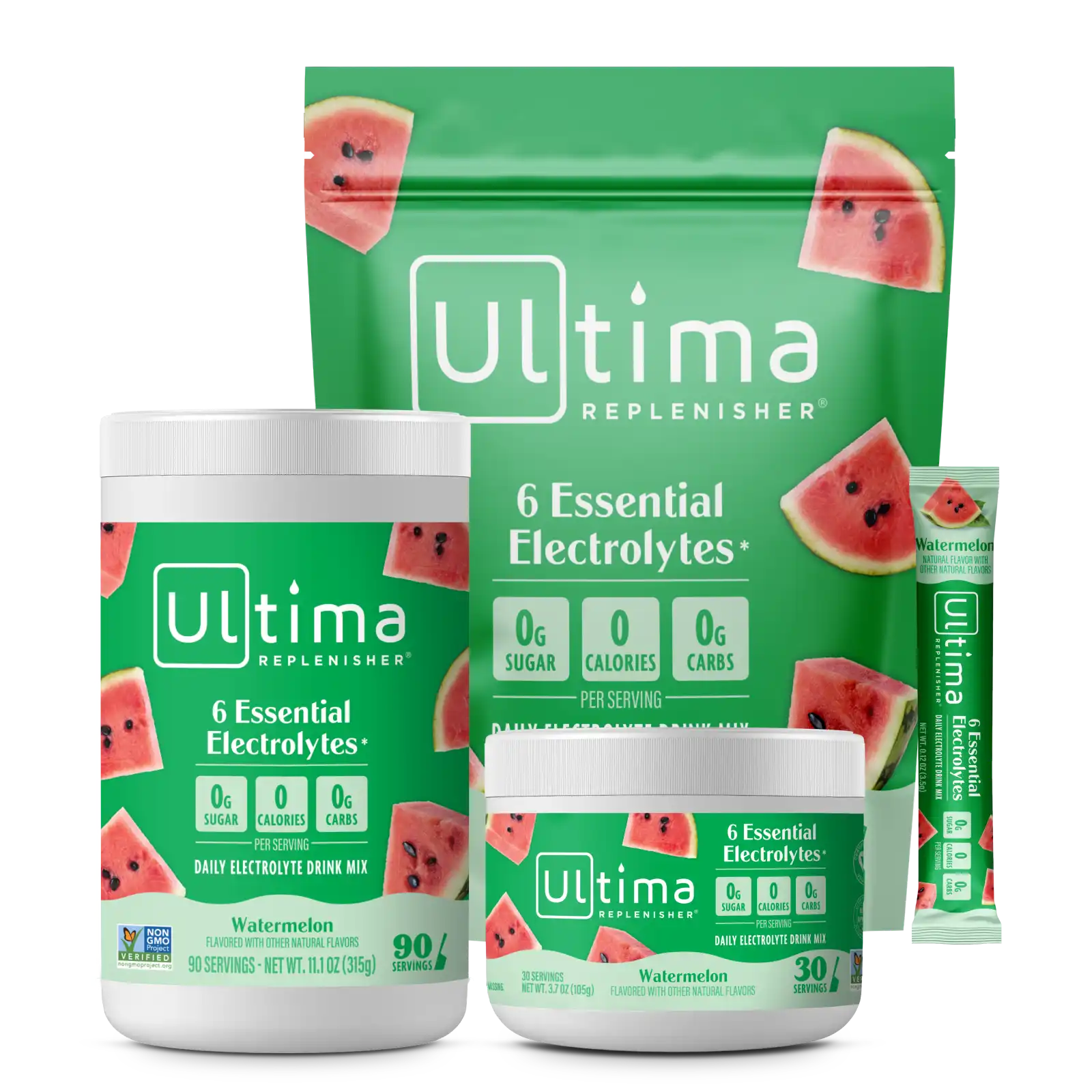 Alternative view of Watermelon Daily Electrolyte Drink Mix